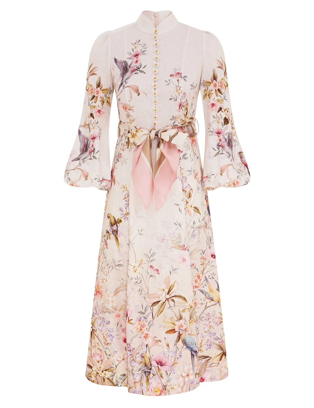 Zimmermann Rebellion Button Midi Dress | Ready to Wear Collection Luxury Shoes Elevate your elegance in this Zimmermann Dresses available now at Luxury Shoes