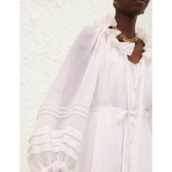 Elevate your elegance in this Zimmermann Dresses available now at Luxury Shoes 