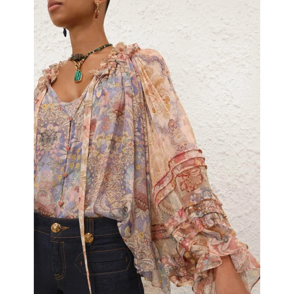 Elevate your elegance in this Zimmermann Tops available now at Luxury Shoes 