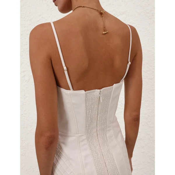 Elevate your elegance in this Zimmermann Dresses available now at Luxury Shoes 