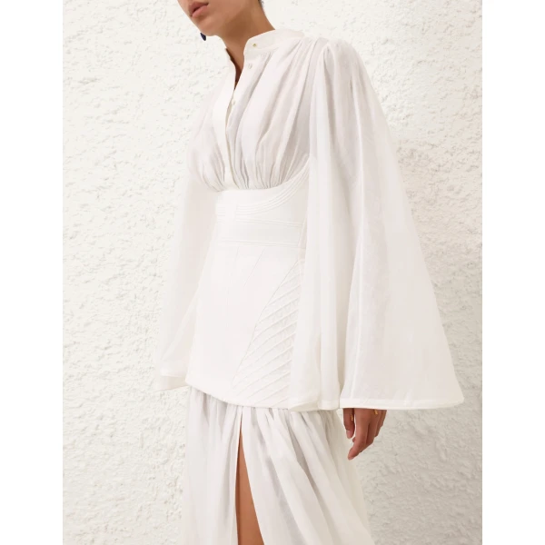 Elevate your elegance in this Zimmermann Dresses available now at Luxury Shoes 