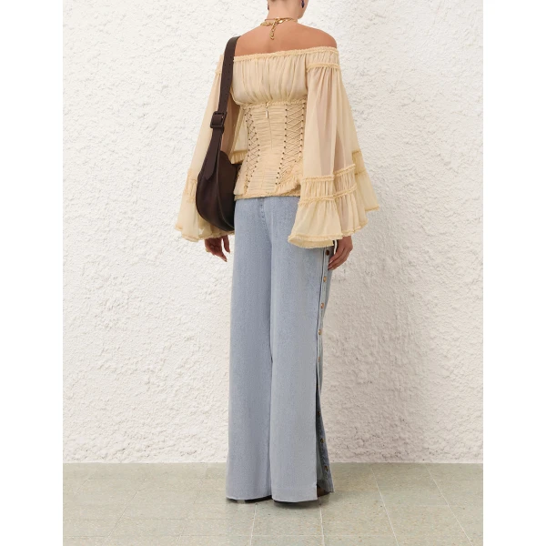 Elevate your elegance in this Zimmermann Pants available now at Luxury Shoes 