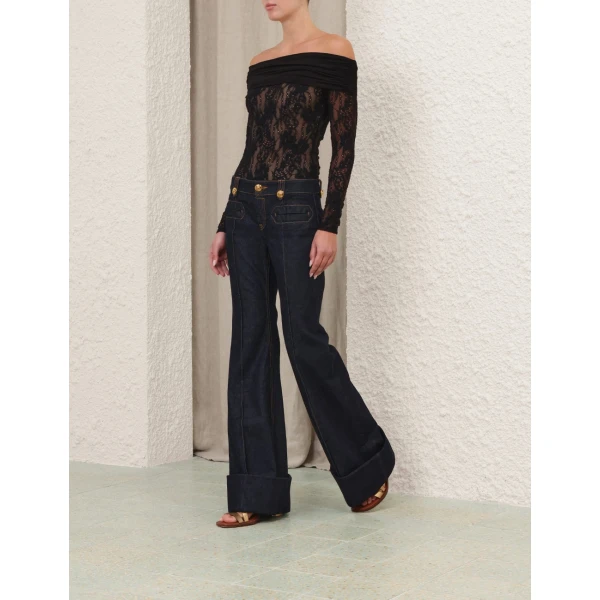 Elevate your elegance in this Zimmermann Tops available now at Luxury Shoes 