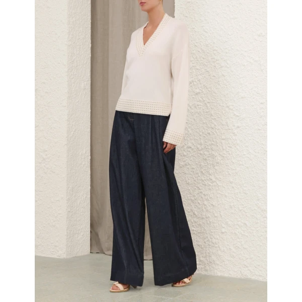 Elevate your elegance in this Zimmermann Knitwear available now at Luxury Shoes 