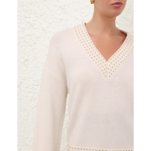 Elevate your elegance in this Zimmermann Knitwear available now at Luxury Shoes 