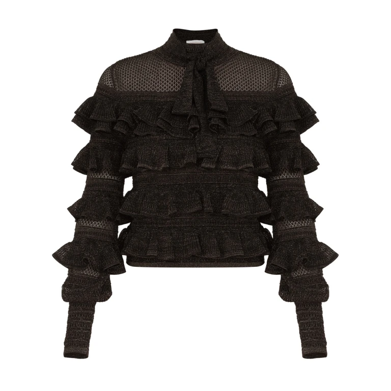 Elevate your elegance in this Zimmermann Tops available now at Luxury Shoes 