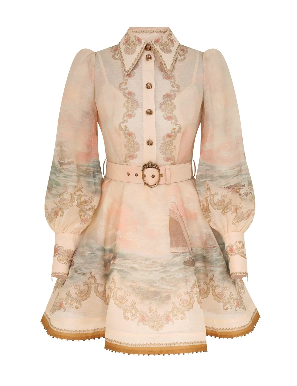 Zimmermann Rebellion Marine Mini Dress | Ready to Wear Collection Luxury Shoes Elevate your elegance in this Zimmermann Dresses available now at Luxury Shoes