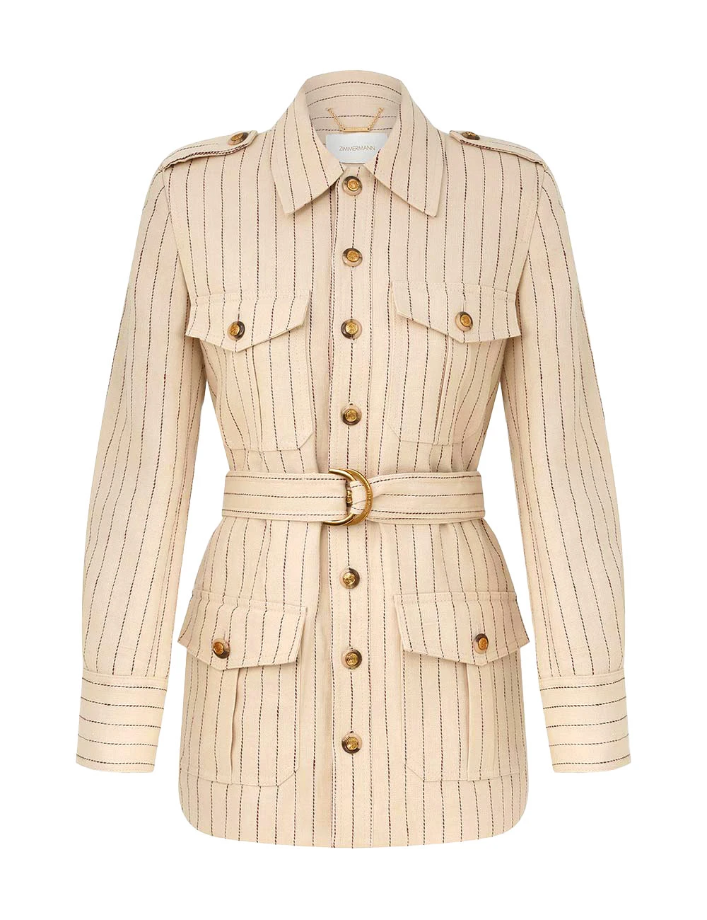 Zimmermann Rebellion Pinstripe Jacket | Ready to Wear Collection Luxury Shoes Elevate your elegance in this Zimmermann Jackets available now at Luxury Shoes