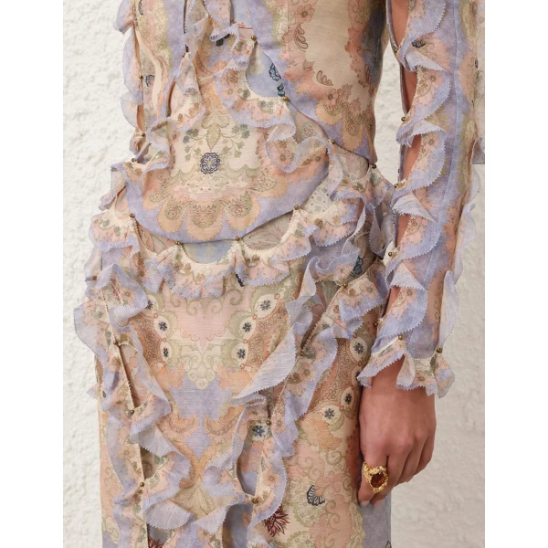 Elevate your elegance in this Zimmermann Dresses available now at Luxury Shoes 