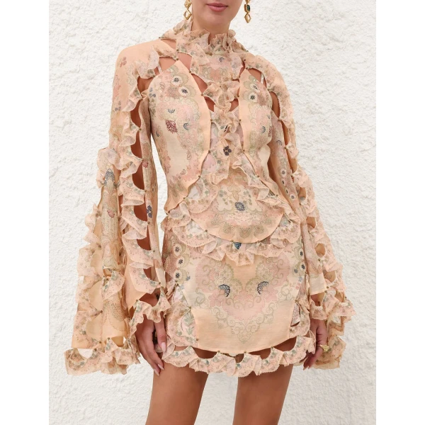 Zimmermann Rebellion Scallop Mini Dress, view 2