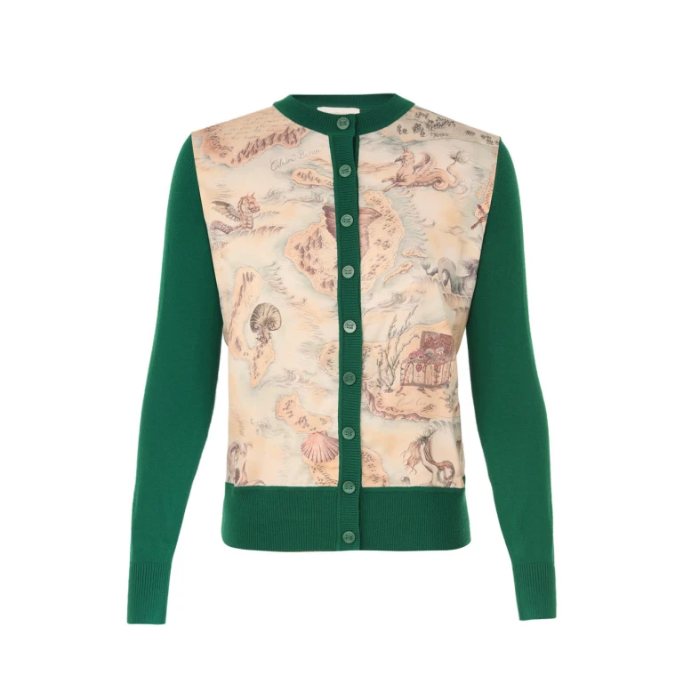 Rebellion Silk Front Cardigan