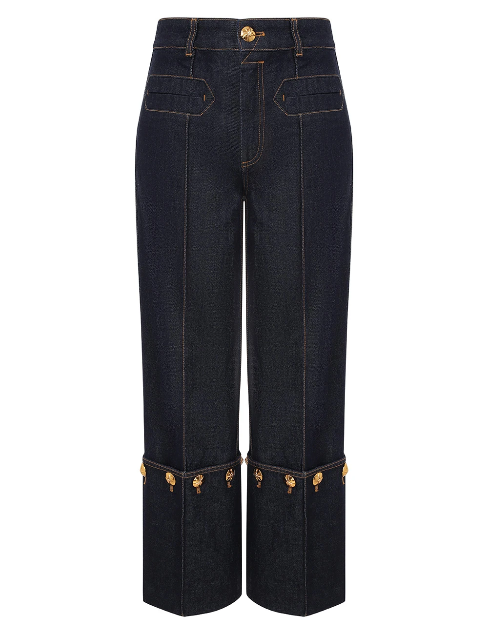 Zimmermann Rebellion Straight Crop Jean | Ready to Wear Collection Luxury Shoes Elevate your elegance in this Zimmermann Pants available now at Luxury Shoes
