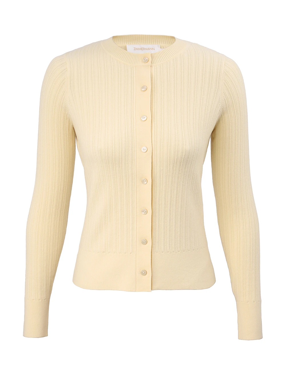 Zimmermann Ribbed Knit Cardigan | Ready to Wear Collection Luxury Shoes Elevate your elegance in this Zimmermann Knitwear available now at Luxury Shoes