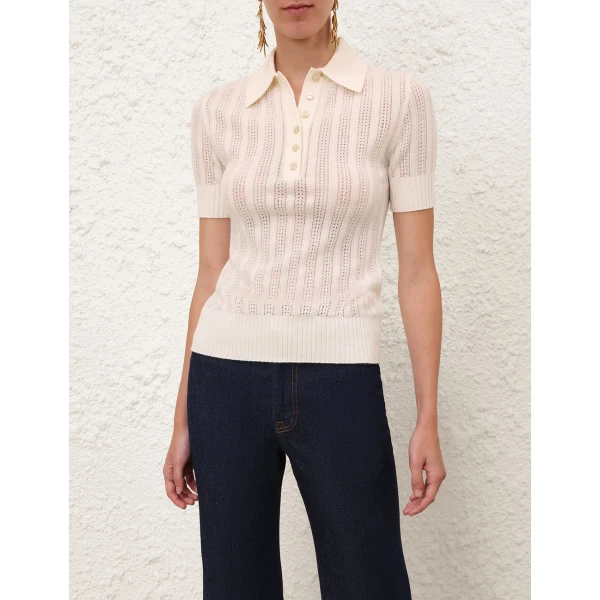 Elevate your elegance in this Zimmermann Knitwear available now at Luxury Shoes 