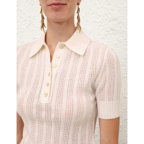 Elevate your elegance in this Zimmermann Knitwear available now at Luxury Shoes 