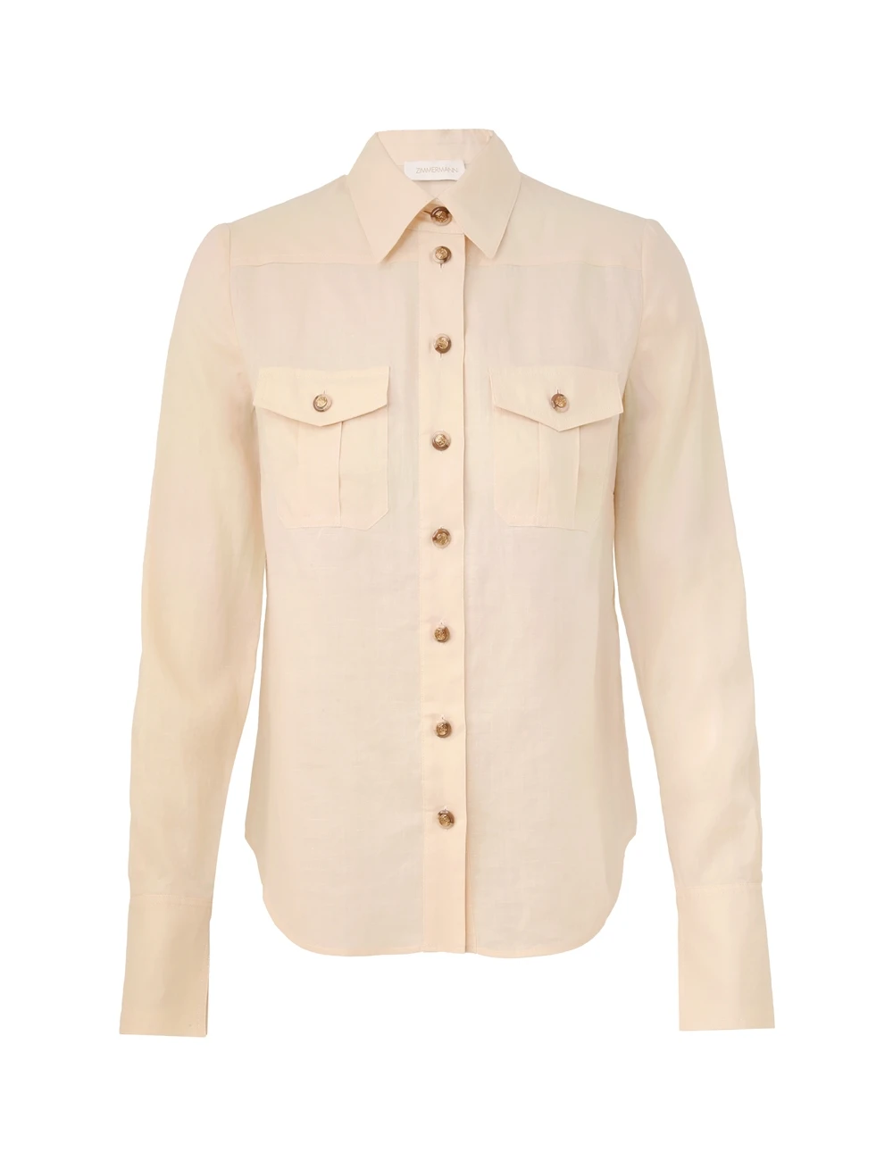 Zimmermann Safari Shirt | Ready to Wear Collection Luxury Shoes Elevate your elegance in this Zimmermann Tops available now at Luxury Shoes