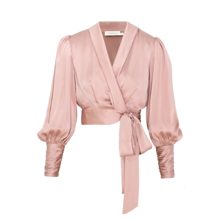 Silk Wrap Top