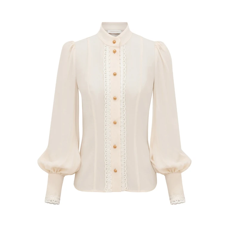 Elevate your elegance in this Zimmermann Tops available now at Luxury Shoes 