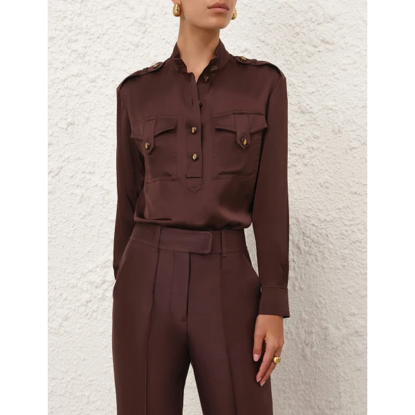 Elevate your elegance in this Zimmermann Tops available now at Luxury Shoes 