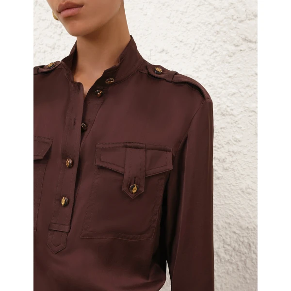 Elevate your elegance in this Zimmermann Tops available now at Luxury Shoes 