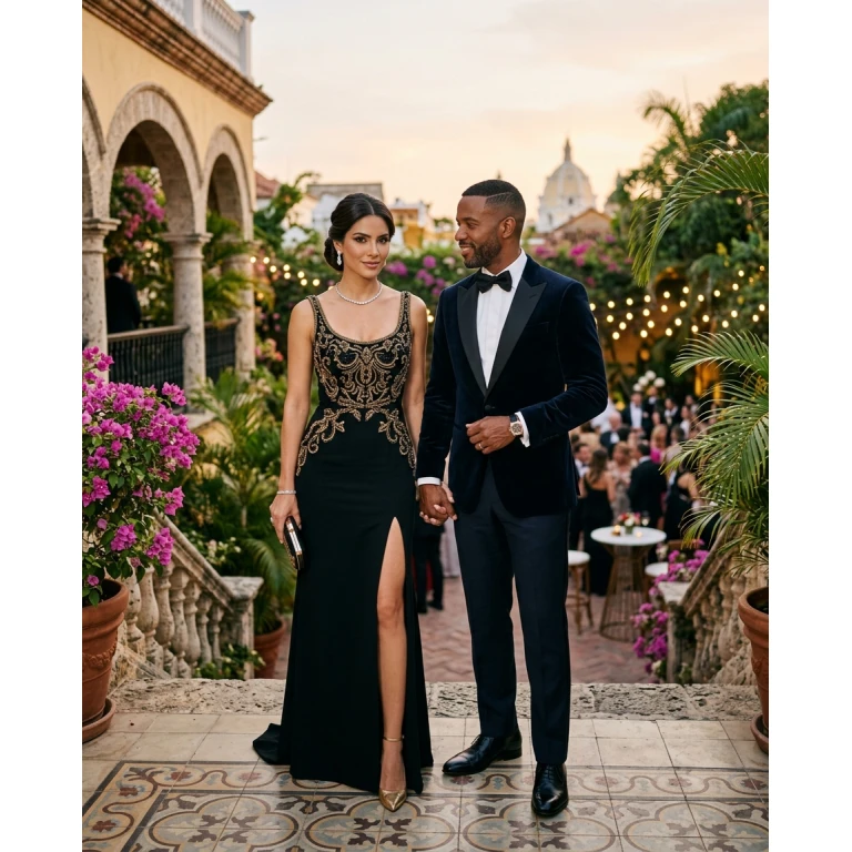 Gemma Deeks Style Guide: Black tie Anniversary in Colombia Summer 2026