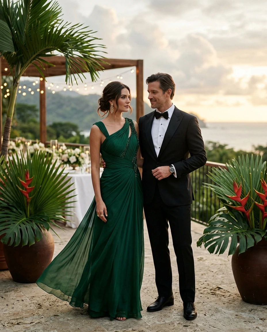 Gemma Deeks Style Guide: Black tie Anniversary in Costa Rica Summer 2026