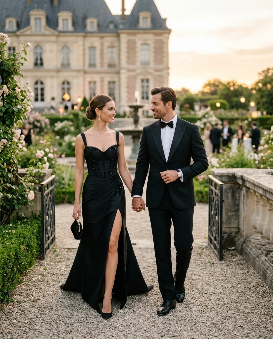 Gemma Deeks Style Guide: Black tie Anniversary in France Summer 2026