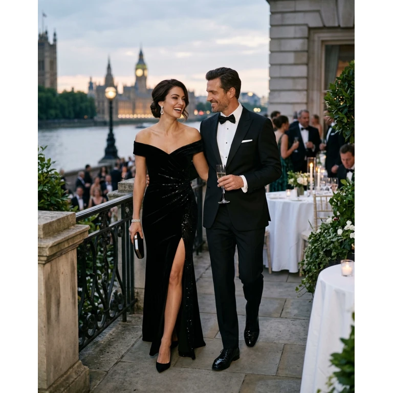 Gemma Deeks Style Guide: Black tie Anniversary in London Summer 2026