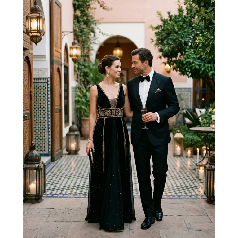 Gemma Deeks Style Guide: Black tie Anniversary in Marrakech Summer 2026