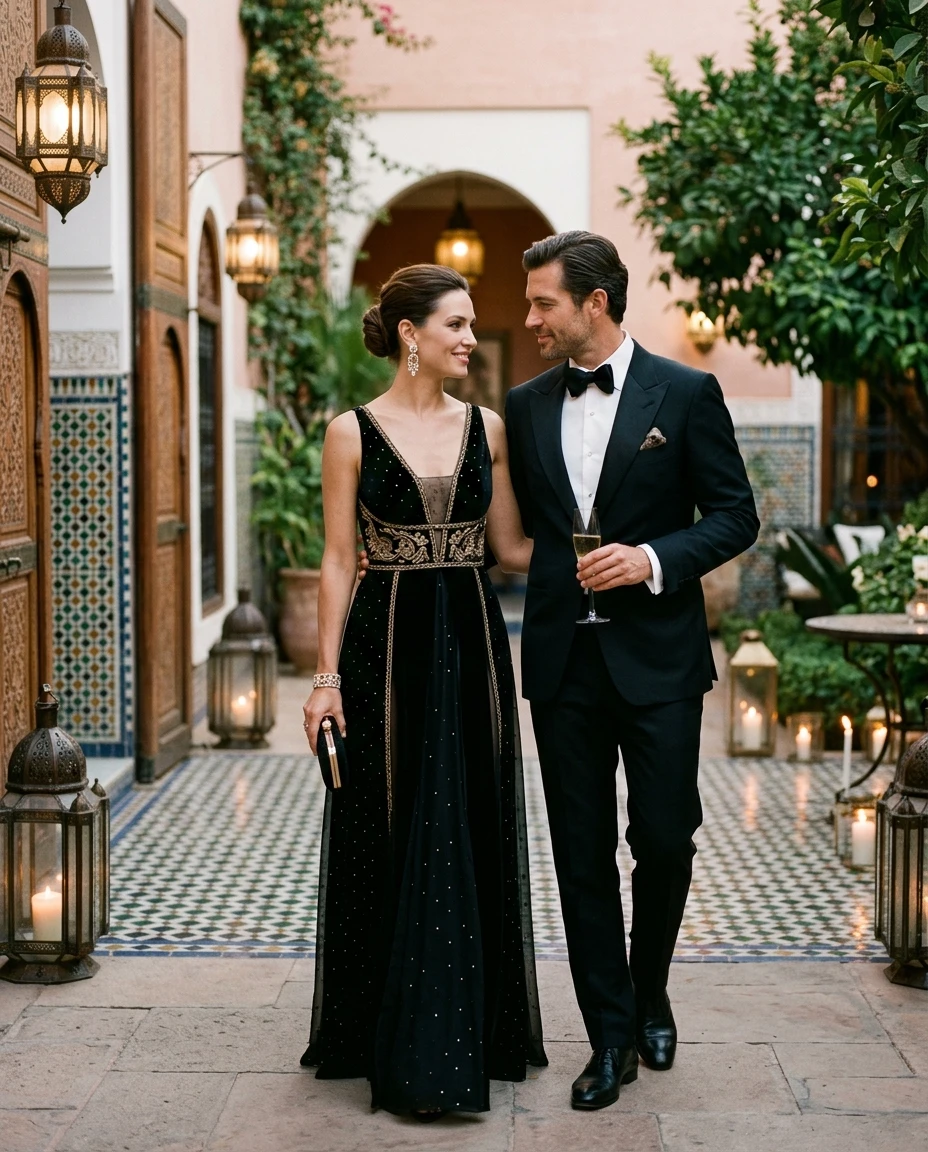 Gemma Deeks Style Guide: Black tie Anniversary in Marrakech Summer 2026