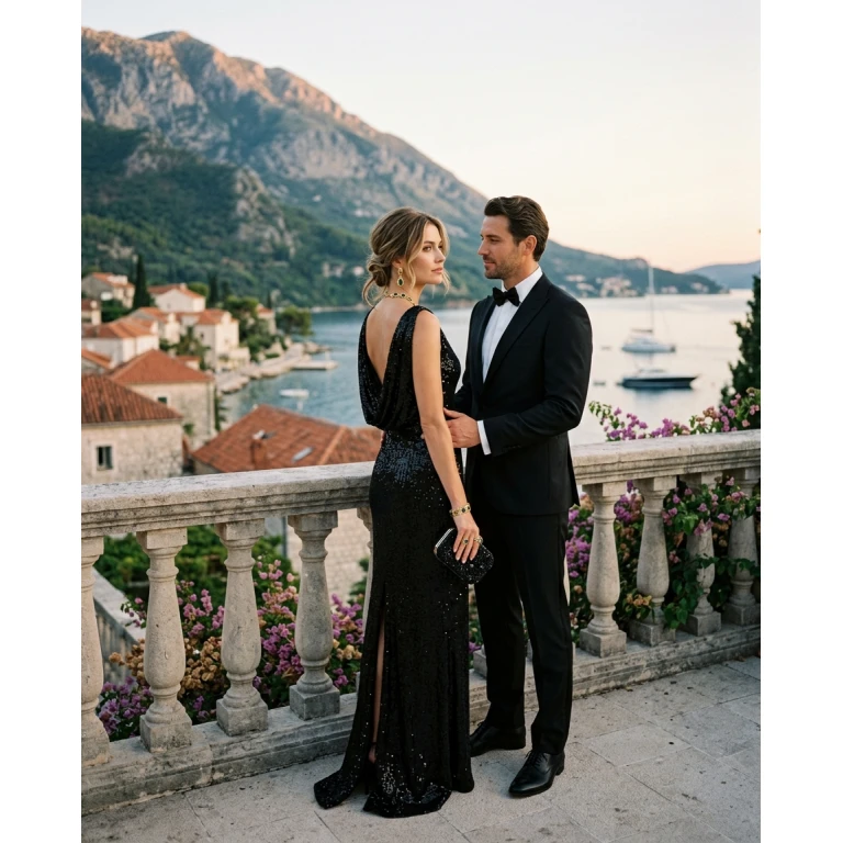 Gemma Deeks Style Guide: Black tie Anniversary in Montenegro Summer 2026