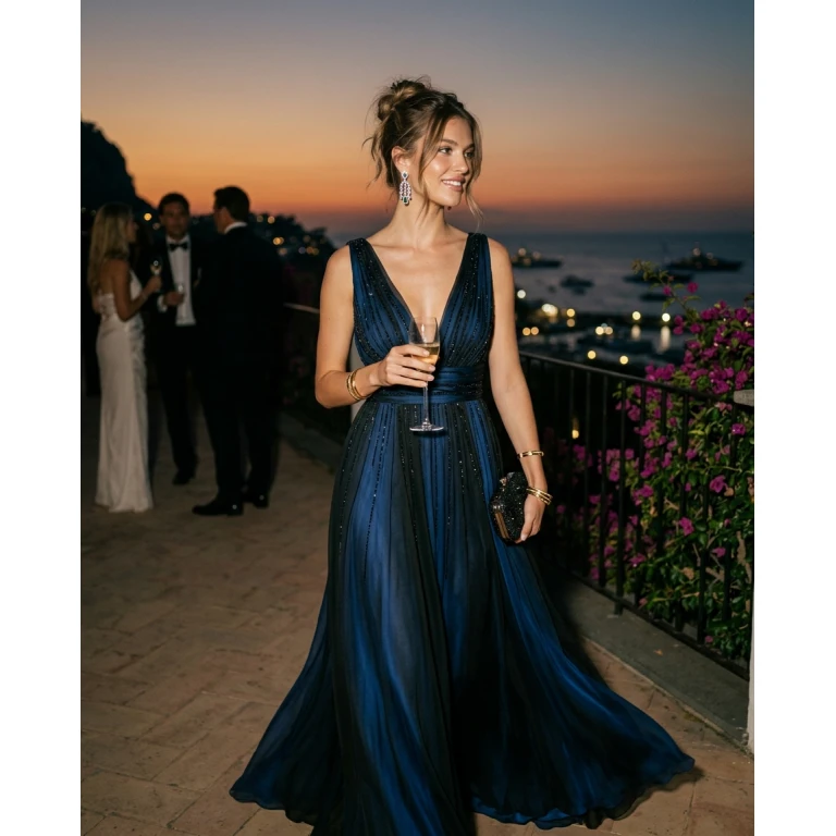 Gemma Deeks Style Guide: Black tie Birthday in Capri Summer 2026