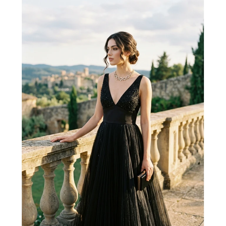 Gemma Deeks Style Guide: Black tie Birthday in Catalonia Summer 2026