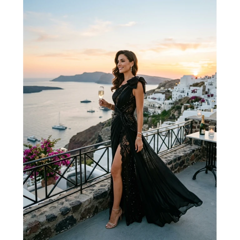 Gemma Deeks Style Guide: Black tie Birthday in Greece Summer 2026