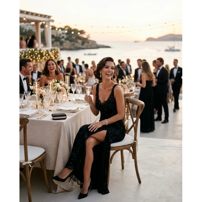 Gemma Deeks Style Guide: Black tie Birthday in Ibiza Summer 2026