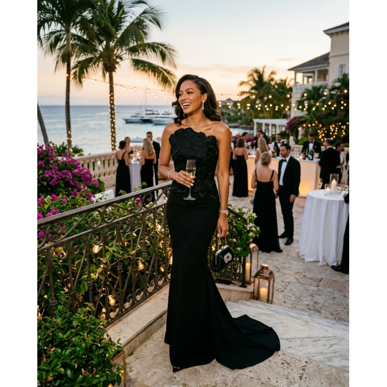 Gemma Deeks Style Guide: Black tie Birthday in La Romana Summer 2026