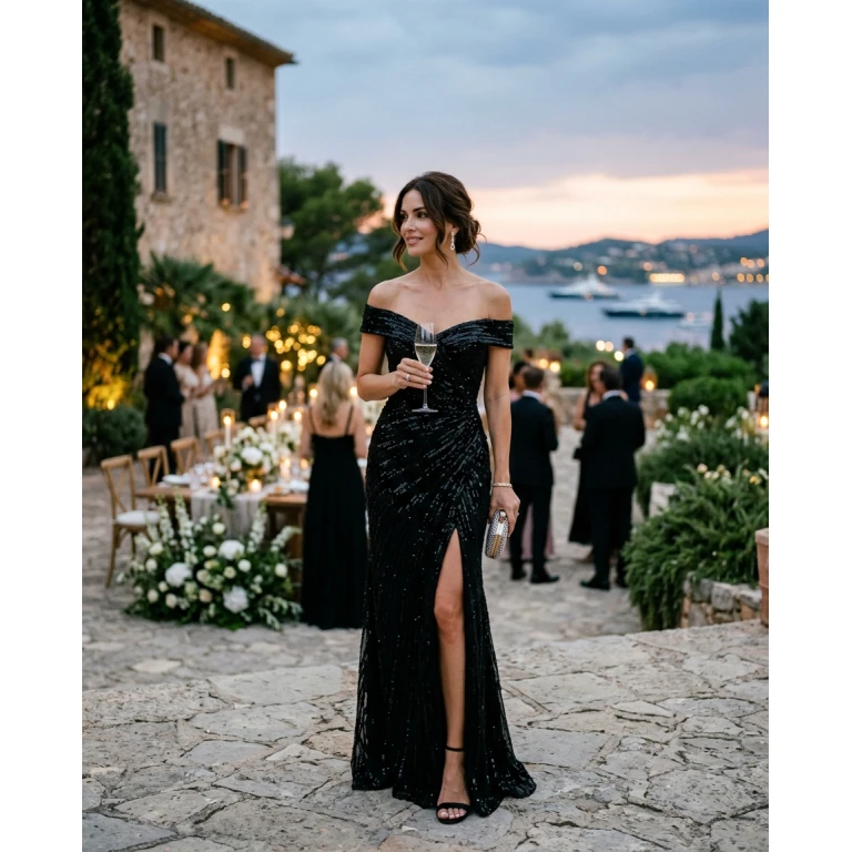 Gemma Deeks Style Guide: Black tie Birthday in Majorca Summer 2026
