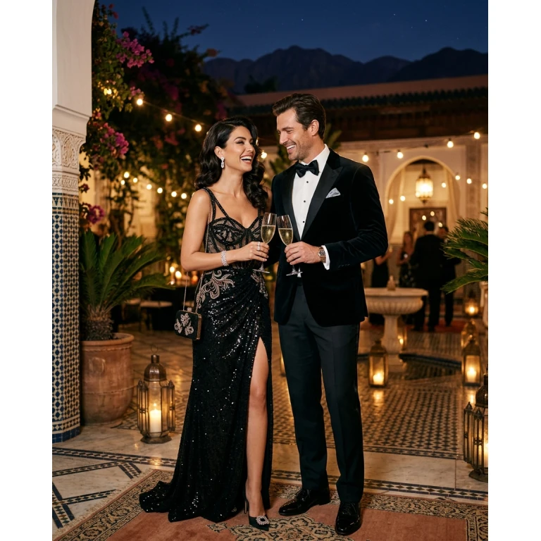 Gemma Deeks Style Guide: Black tie Birthday in Marrakech Summer 2026