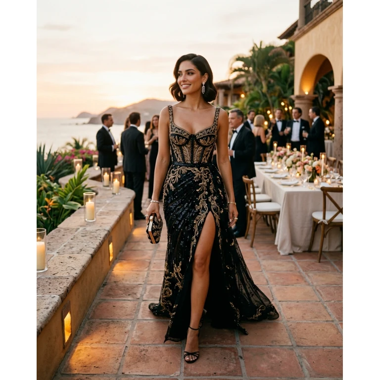 Gemma Deeks Style Guide: Black tie Birthday in Mexico Summer 2026
