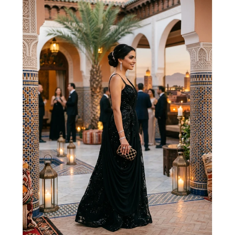Gemma Deeks Style Guide: Black tie Birthday in Moroco Summer 2026