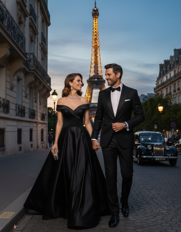 Gemma Deeks Style Guide: Black tie Birthday in Paris Summer 2026