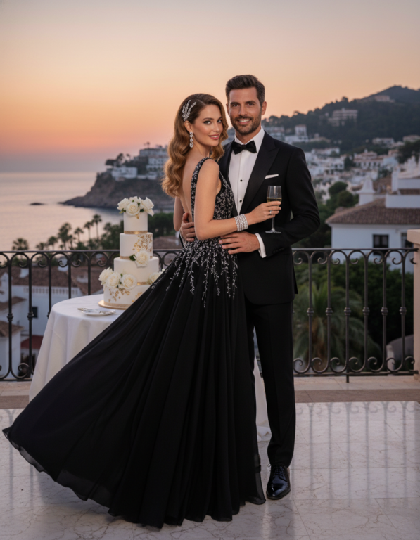 Gemma Deeks Style Guide: Black tie Birthday in Spain Summer 2026