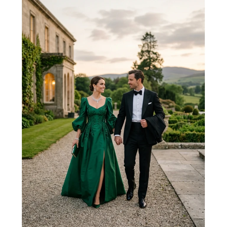 Gemma Deeks Style Guide: Black tie Date night in Ireland Summer 2026