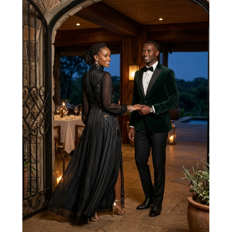 Gemma Deeks Style Guide: Black tie Date night in Kenya Summer 2026