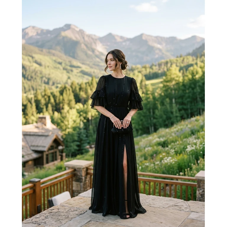 Gemma Deeks Style Guide: Black tie Designer Summer Dresses in Aspen Summer 2026