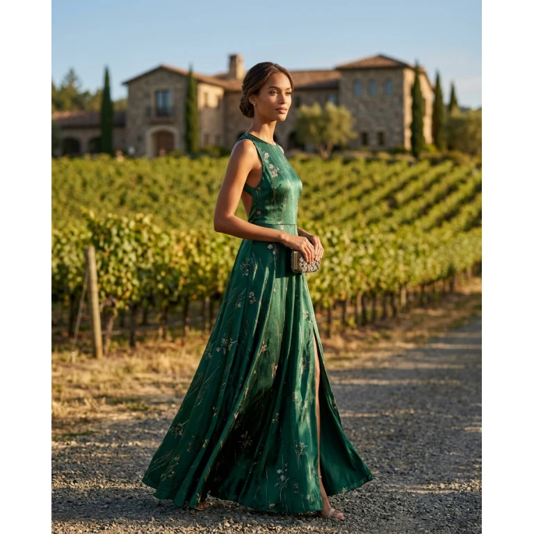 Gemma Deeks Style Guide: Black tie Designer Summer Dresses in Napa Valley Summer 2026
