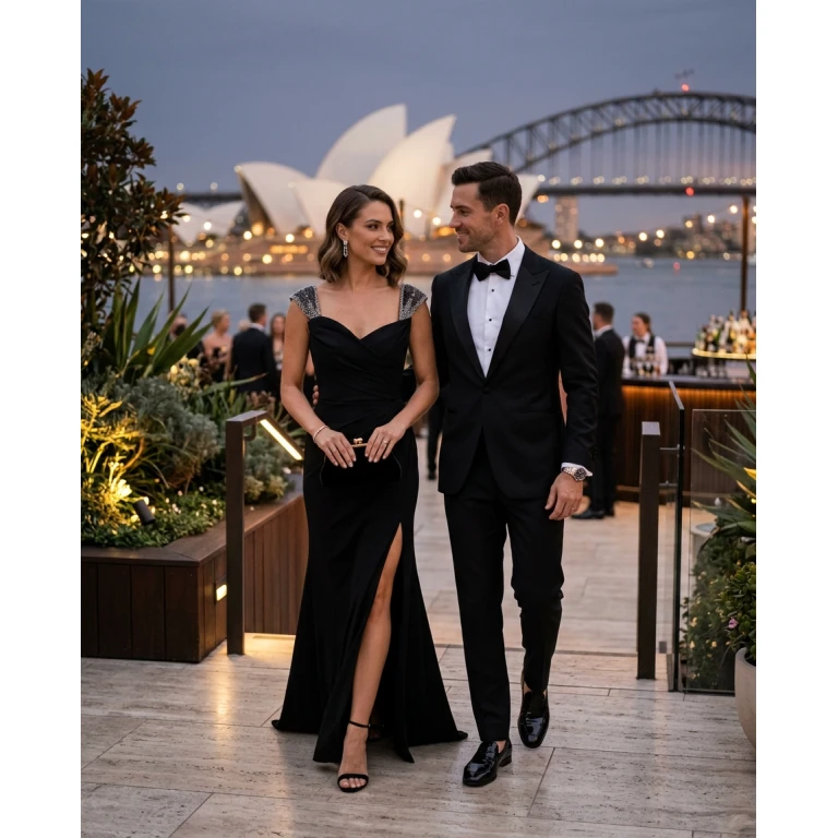 Gemma Deeks Style Guide: Black tie Holiday parties in Australia Summer 2026