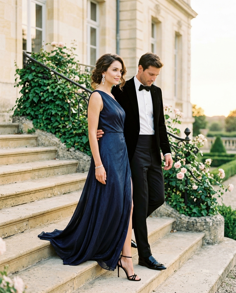 Gemma Deeks Style Guide: Black tie Holiday parties in France Summer 2026