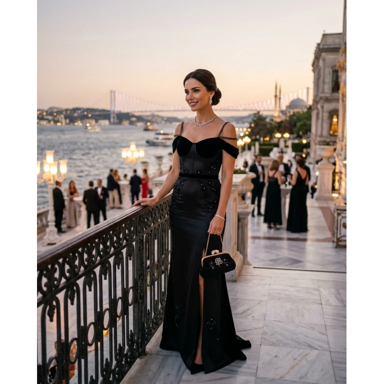 Gemma Deeks Style Guide: Black tie Holiday parties in Istanbul Summer 2026