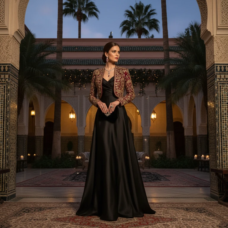 Gemma Deeks Style Guide: Black tie Holiday parties in Marrakech Summer 2026